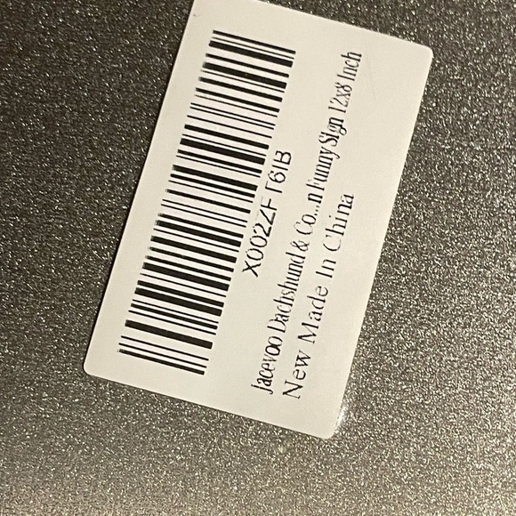 Dachshund Bath Soap Always Wash Your Weiner Metal Wall Sign - Picture 9 of 9